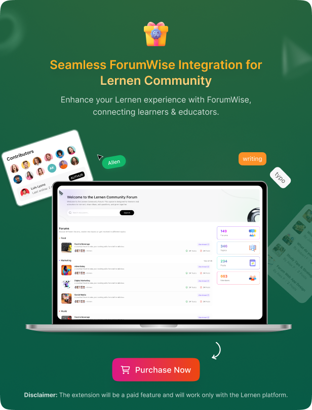 ForumWise - Laravel Community Forum Addon