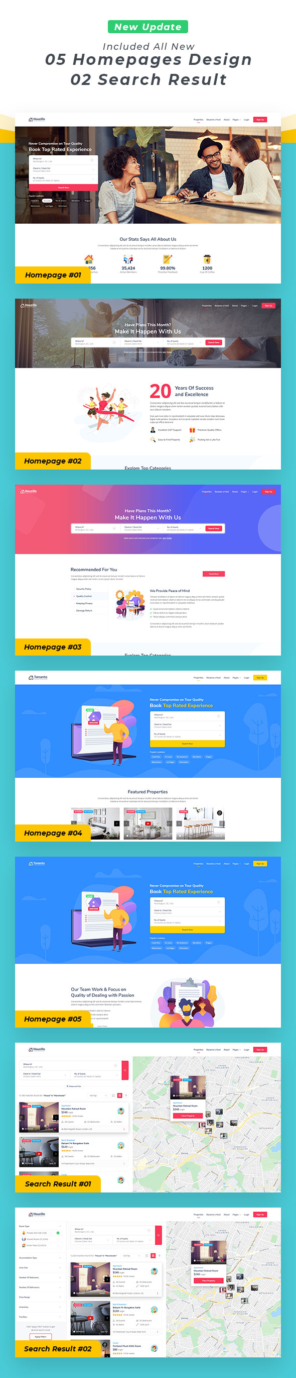 Hoodfindr - Property Booking PSD Template