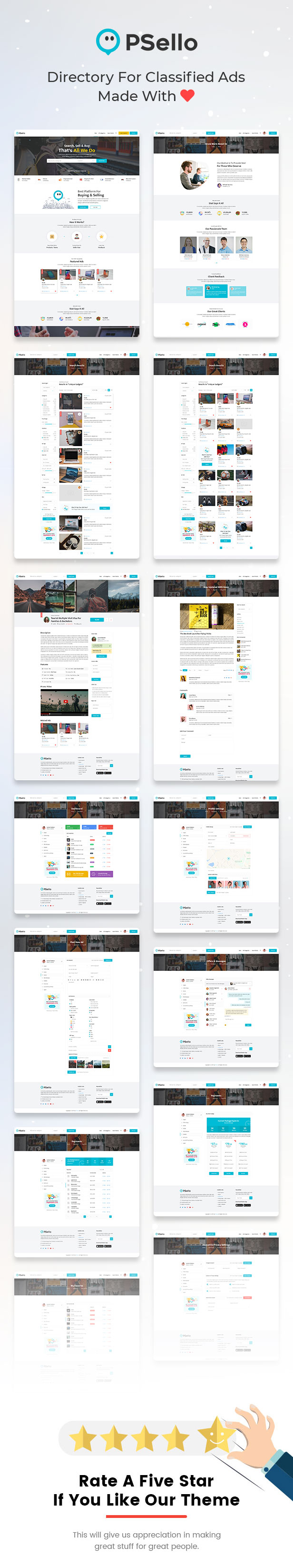 Psello - Classified listing HTML Template