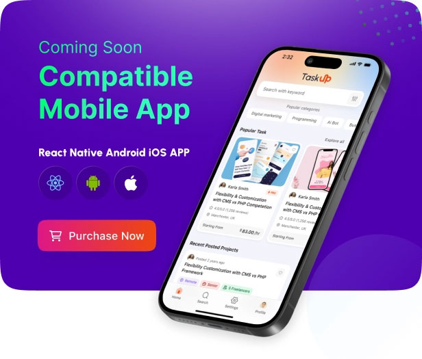 Taskup - Laravel Freelance Marketplace & Service Finder - 3