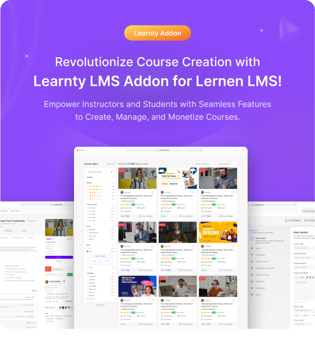 Learnty LMS - Courses Addon For Lernen