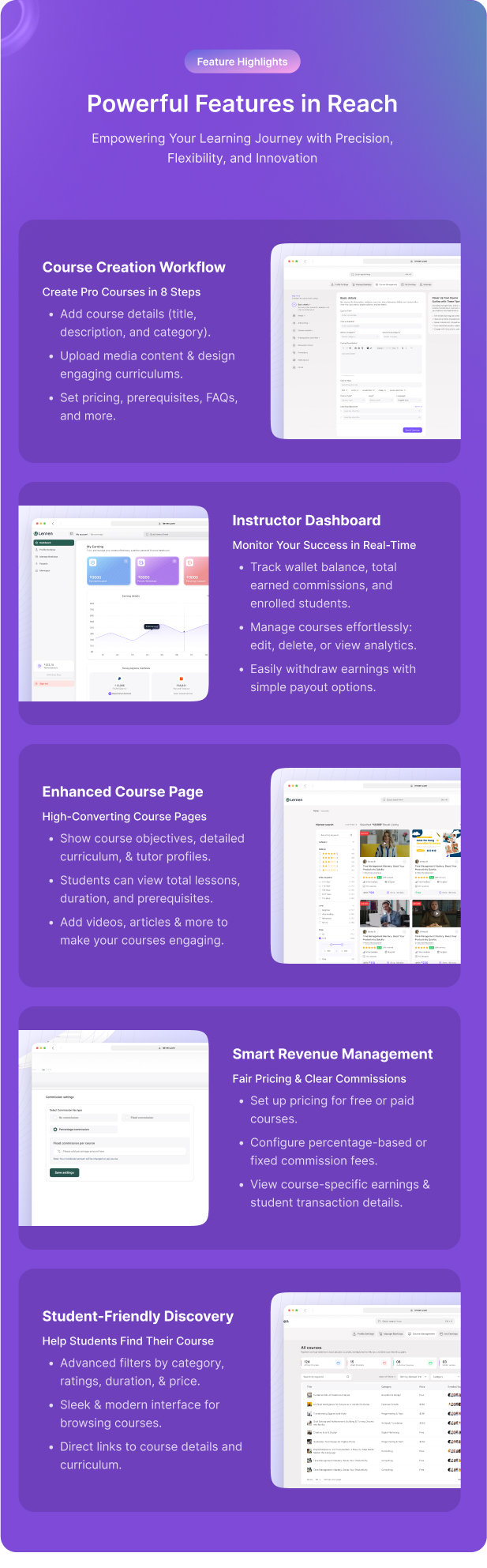 Learnty LMS - Courses Addon For Lernen